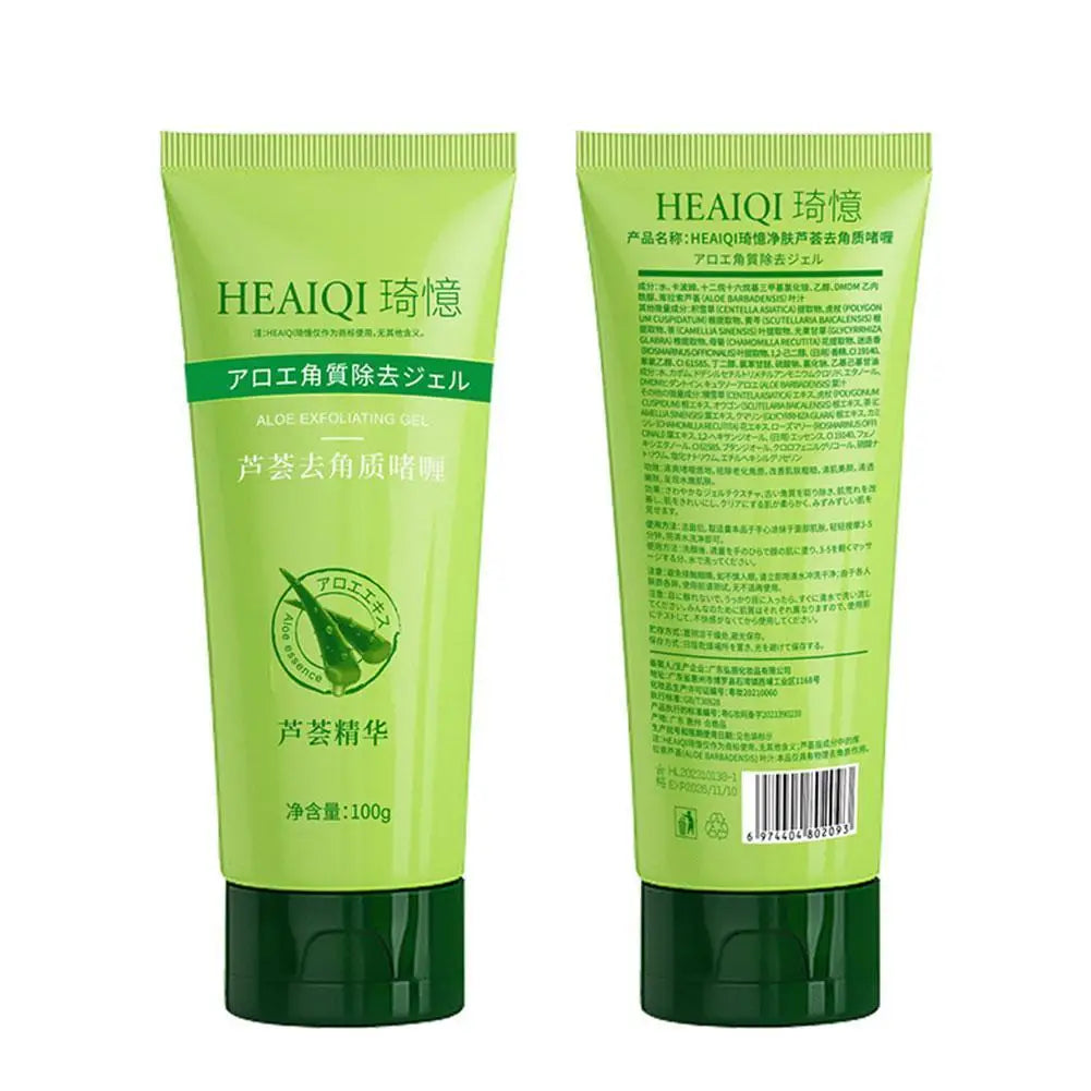 Face Exfoliating Gel Aloe Vera Facial Exfoliating Scrub Cleanses Remove Blackhead Moisturizing Shrink Pores Skin Care 30g-100g